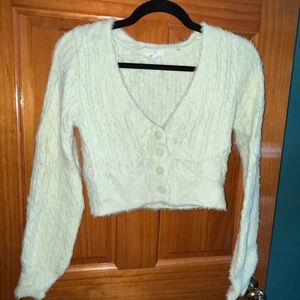 Garage Mint Fuzzy Sweater